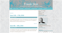 Desktop Screenshot of frankdon.com